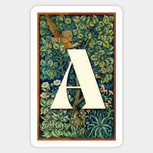 Forest Letter A Sticker